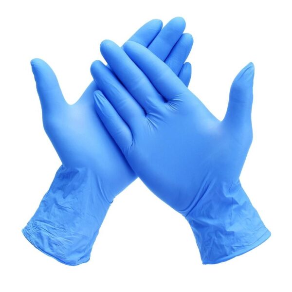 Thermal & Protective Packaging - V/N Blue Powder-Free Medium Nitrile Gloves, 1000/Cs - TPPI48505C