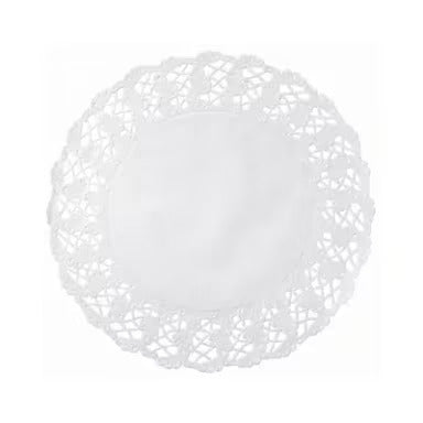TiSA - Imperial 9" Round White Doilies, 500/bx - 320255