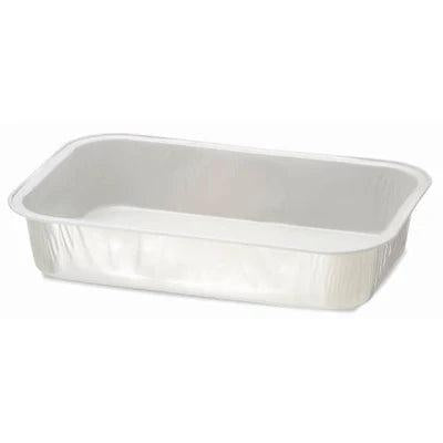Thermal & Protective Packaging - 159 x 103 x 30 mm Teflon Coated Foil Tray, 1000/Cs - 100110