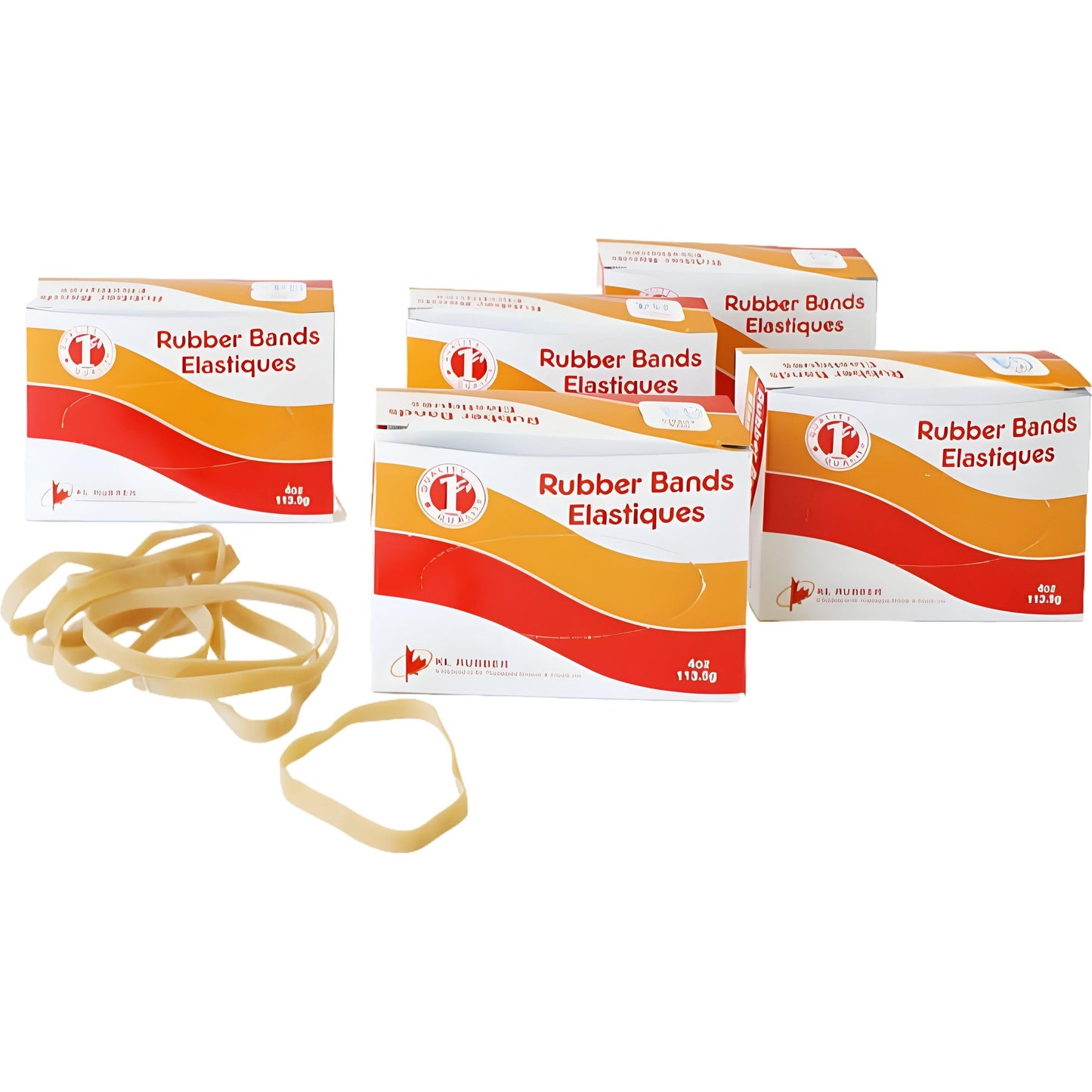 KL Rubber - #33 Natural Biodegradable Elastic Rubber Bands, 25/Pk - RB33