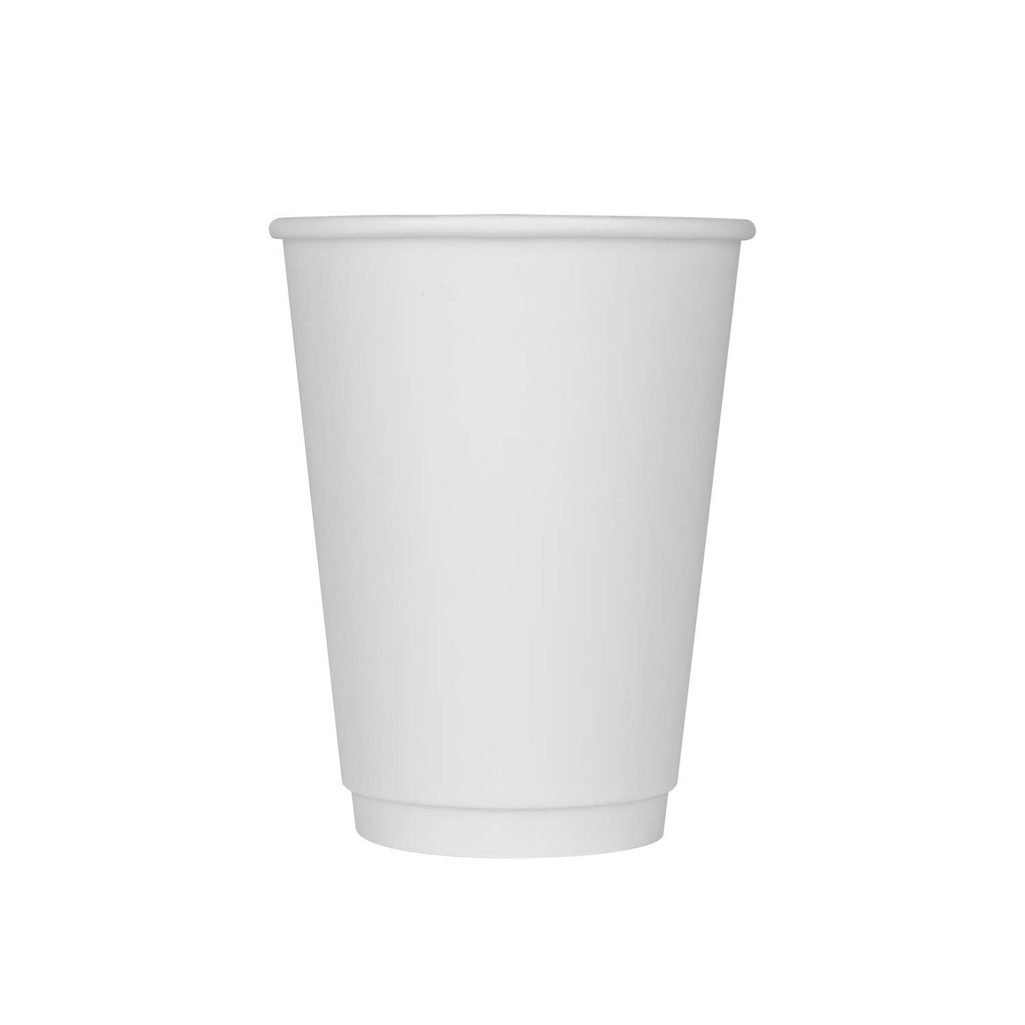 Karat Packaging - 12 Oz Double Walled Insulated Paper Hot Cups, White, 500/Case - C-KIC512W