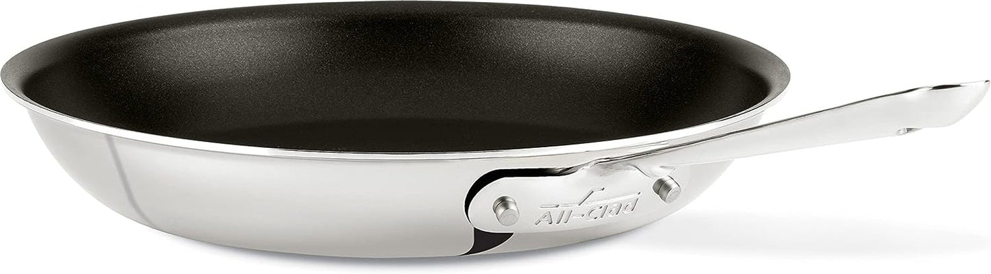 All-Clad - D3 Stainless 12" Non-Stick Fry Pan - 4112CA NS R2