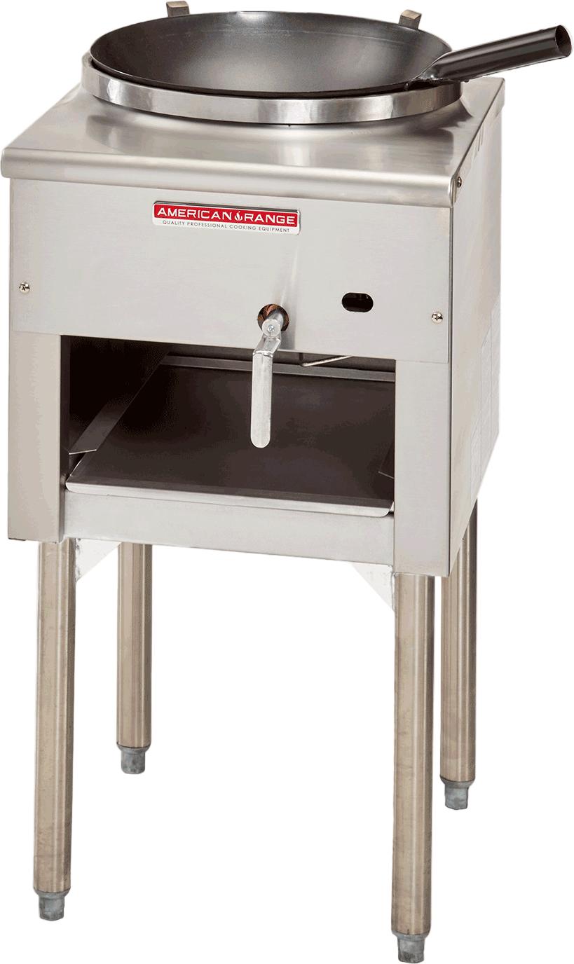 American Range - 18" Stainless Steel 3-Ring Heavy Duty Work Range - ARWR-3R