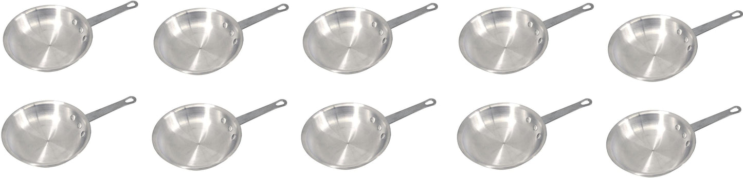 Omcan - 10" Commercial Grade Aluminum Fry Pan, Pack of 10 - 43331