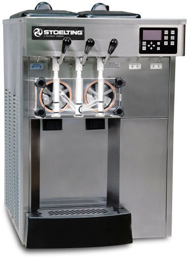 Stoelting - 208-240V 1-Phase Air-Cooled Twin-Twist Soft Serve Countertop Machine - E131-38I2 (Pre-Order Now, ETA 8-12 Weeks)
