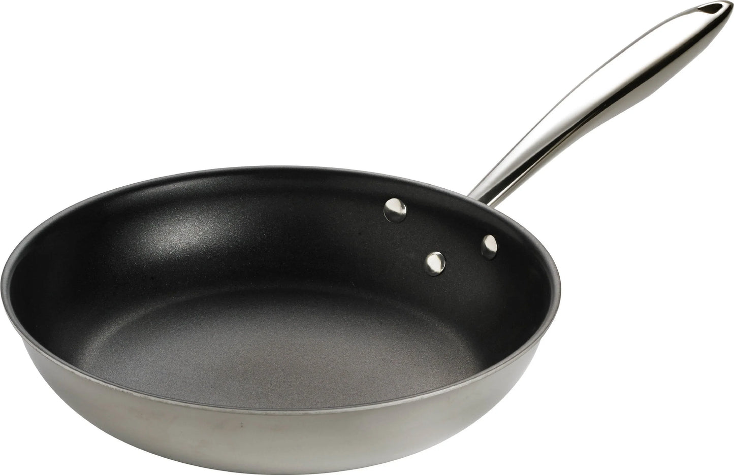 Thermalloy - 11" Tri-Ply Stainless Steel Non-Stick Fry Pan with ProGrip Handle - 5724158