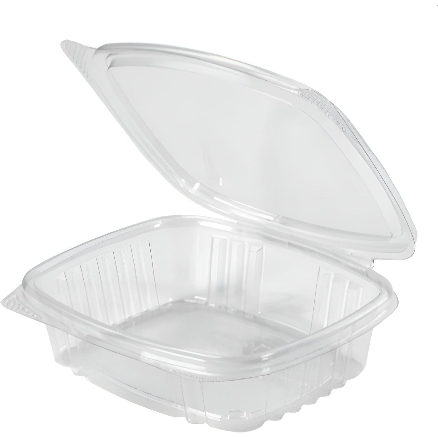 Genpak - 8 Oz Plastic Hinged Container, 200/Cs - AD08