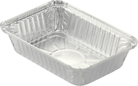 HFA - 2.25 lb Oblong Deep Foil Container, 500/Cs - 2062-30-500