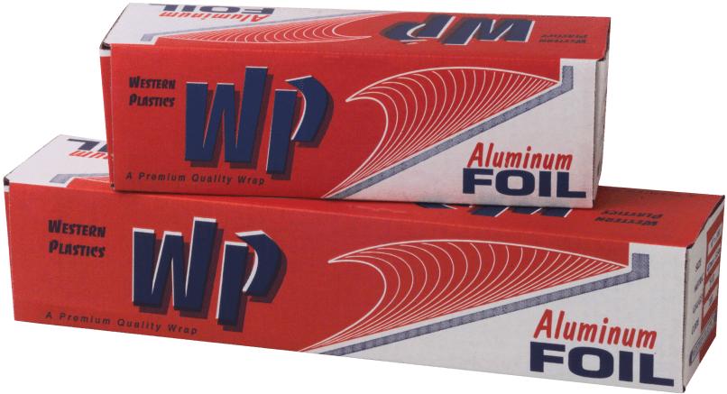 Western Plastics - 12" x 1000 Ft Standard Duty Aluminum Foil Wrap - TP40152C