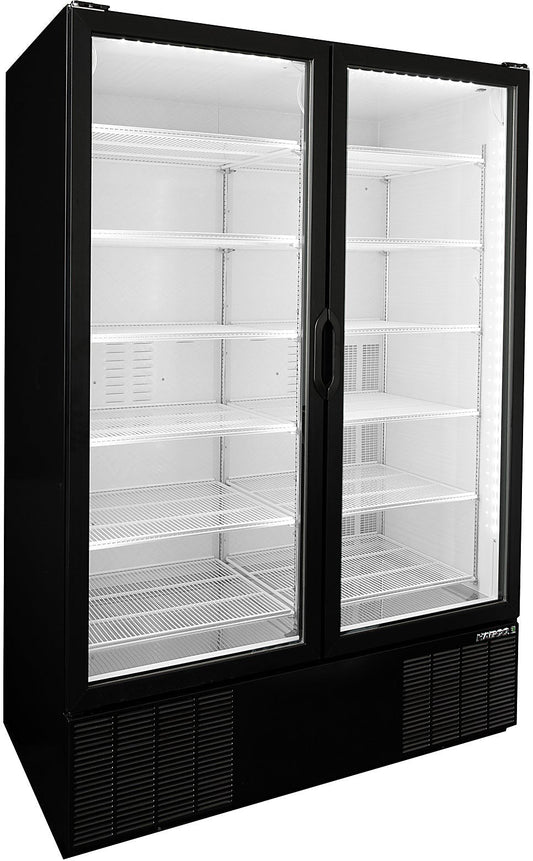 Habco - 54" Double Swing Glass Door Cold Space Merchandiser - ESM49HCTD