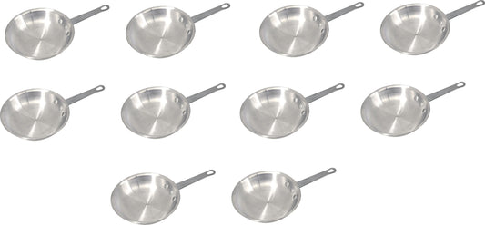 Omcan - 7" Commercial Grade Aluminum Fry Pan, Pack of 10 - 43329
