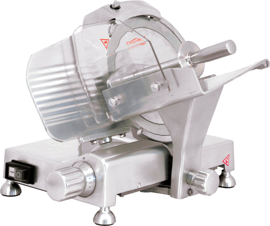 Omcan - 9” Manual Belt Drive Meat Slicer 0.16 HP Motor (Québec Compliant) - MS-CN-0220-C