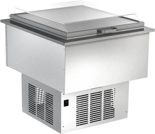 Silver King - 23” Drop-in Freezer with Insulated Clear Hinged Lid - SKFDI23-ELUS1