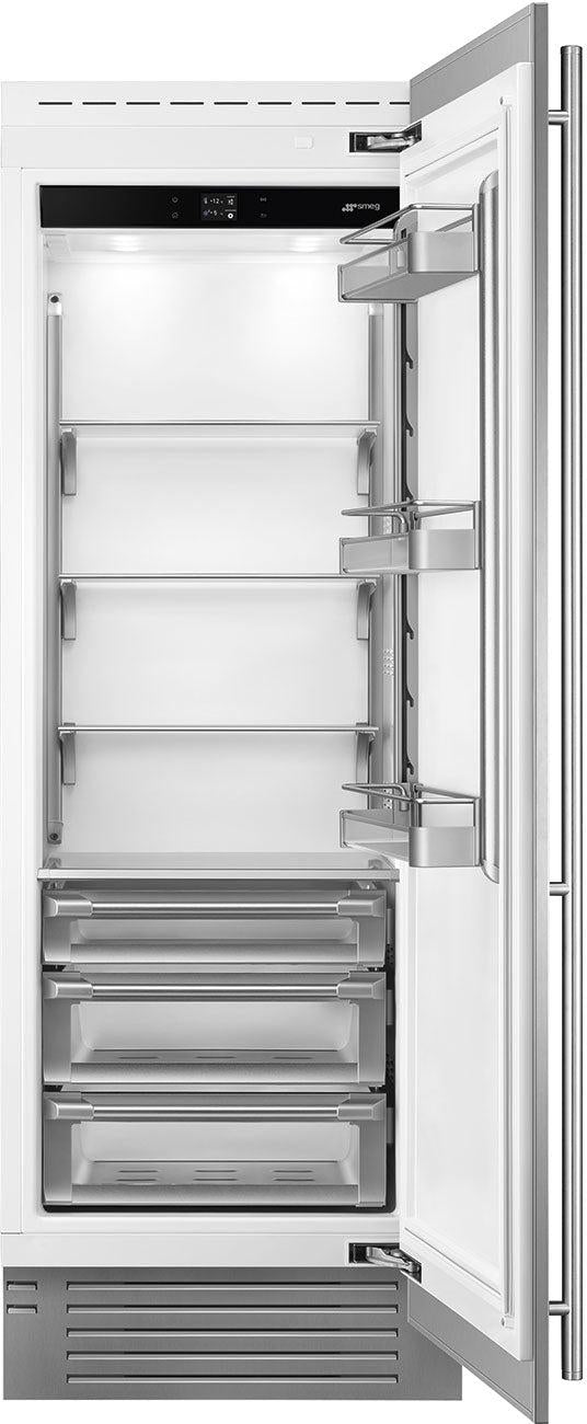 Smeg - 30” Stainless Steel Built-In Fridge Column, Right Hinge - RSDU30RX