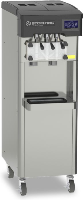 Stoelting - 19.12" x 31.37" x 58.75" 220-240 V Water Cooled Double Barrel Frozen Custard And Italian Ice Continuous Freezer - F231X-302I3P (Pre-Order Now, ETA 8-12 Weeks)