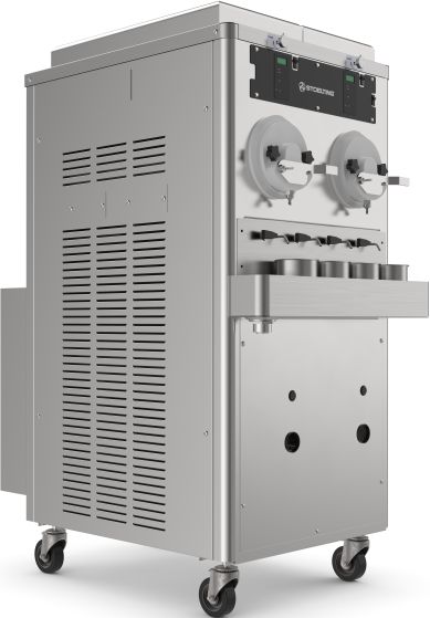 Stoelting - 208-240V 1-Phase Air-Cooled 3-Phase Double Barrel Continuous Flow Frozen Custard And Italian Ice Machine - M202-309B0FSIR (Pre-Order Now, ETA 8-12 Weeks)