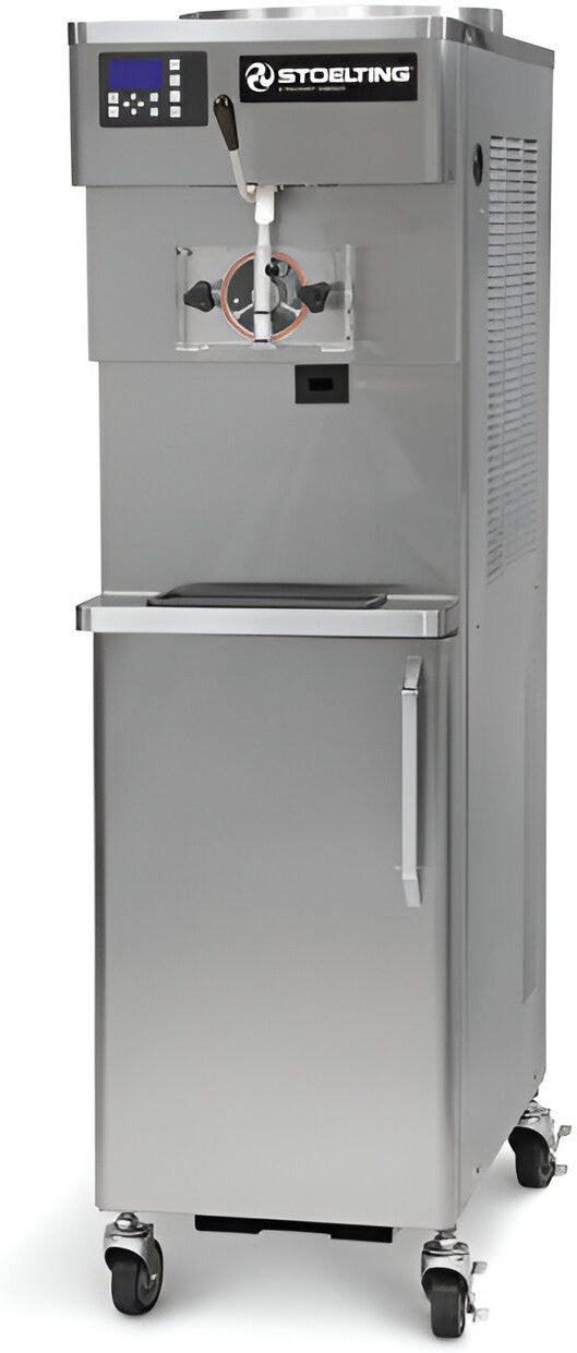 Stoelting - 208-240V, 1 Phase Air Cooled Single Flavor Pressurized Shake Freezer With Refrigerated Cabinet - U411X-302I2 (Pre-Order Now, ETA 8-12 Weeks)