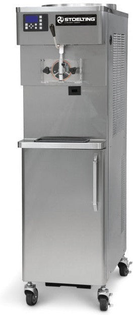 Stoelting - 208-240V 3-Phase 50-Hz Air-Cooled Soft Serve Pressure Fed Single-Flavor Floor Machine - U411-38I2 (Pre-Order Now, ETA 8-12 Weeks)