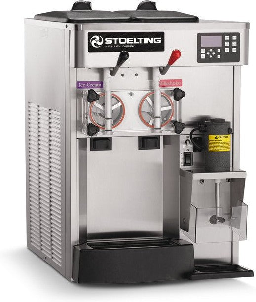 Stoelting - 220-240V, 3 Phase Air-Cooled Countertop Soft Serve & Shake Freezer with Front Mounted Blender - SF144-38I2 (Pre-Order Now, ETA 8-12 Weeks)