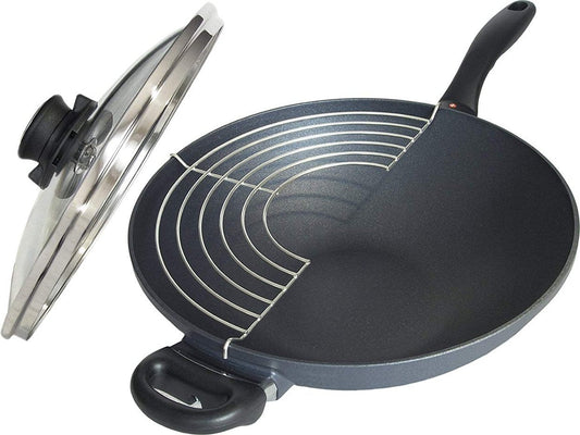 Swiss Diamond - 12.5" XD Non- Stick Wok with Lid & Rack (32 cm) - XD61132C