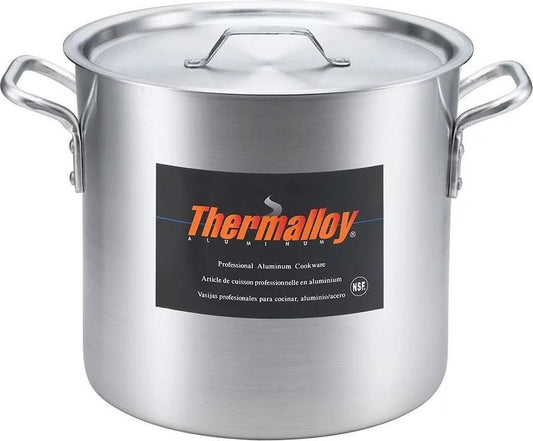 Thermalloy - 8 QT Aluminum Stock Pot - 5813108 (Lid Not Included)
