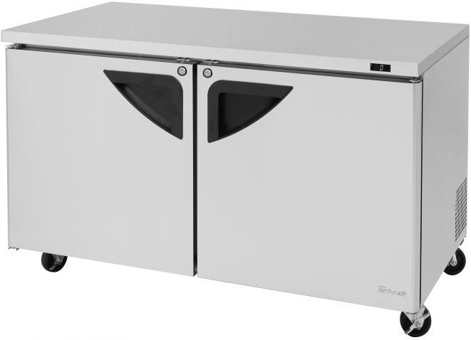 Turbo Air - Super Deluxe 60" Undercounter Freezer with 2 Solid Doors - TUF-60SD-N (ETA 5-6 Weeks)