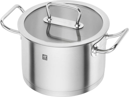 Zwilling - Twin Pro 3.8 QT Stainless Steel Stock Pot with Lid - 65123-200