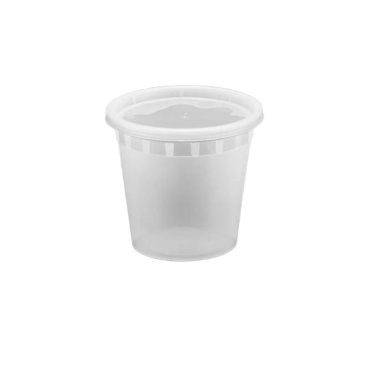 Brown Box - 24 Oz Injection Deli Container Combo, 240/Cs - 90304