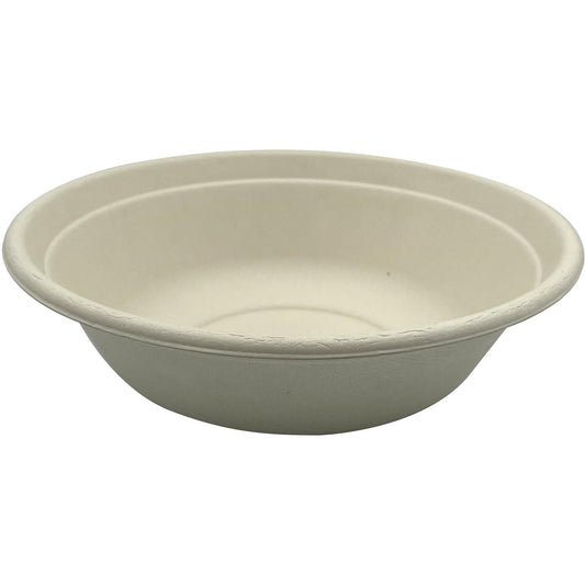 RiteEarth - 32 Oz Bagasse Round Bowl, 300/cs - BC8532