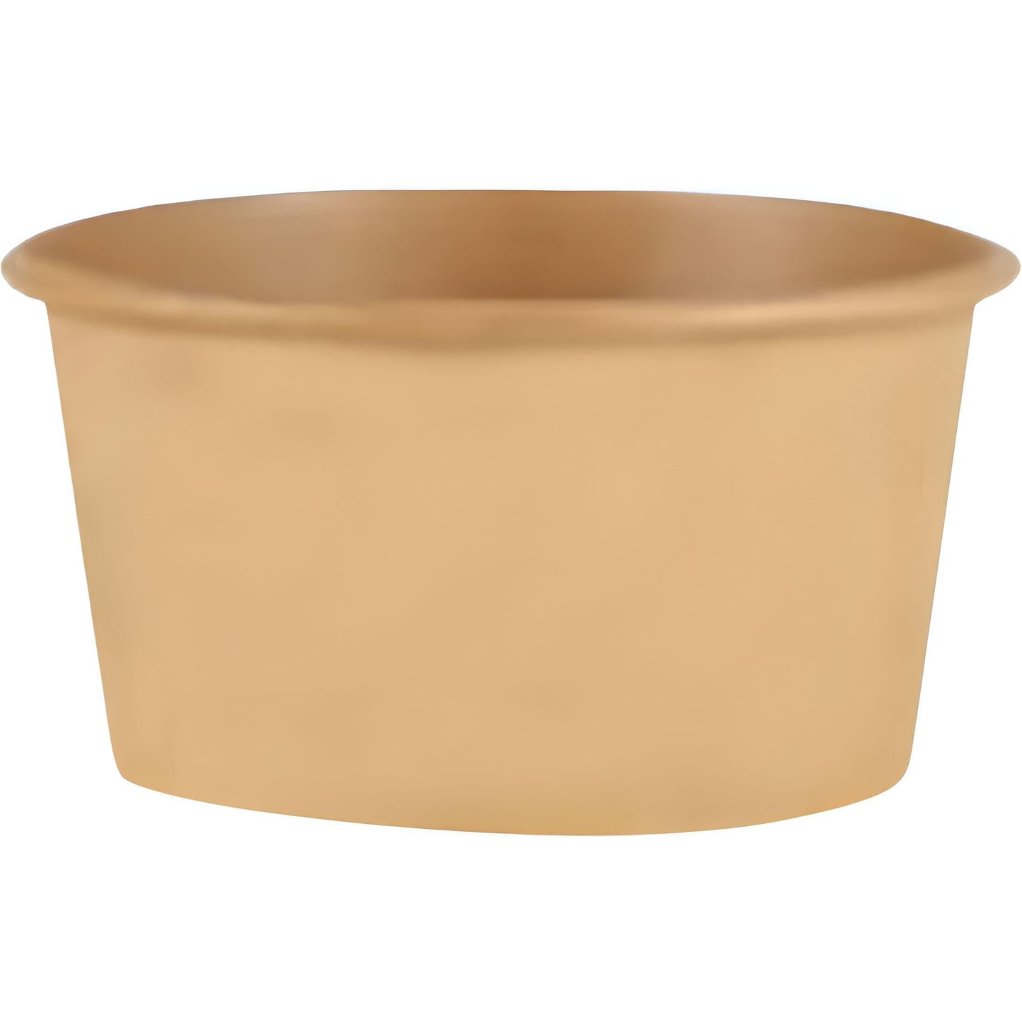 RiteEarth - 12 Oz Paper Food Container Kraft, 1600 Series, 500/cs - FC1612K