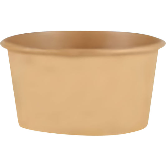 RiteEarth - 12 Oz Paper Food Container Kraft, 1600 Series, 500/cs - FC1612K