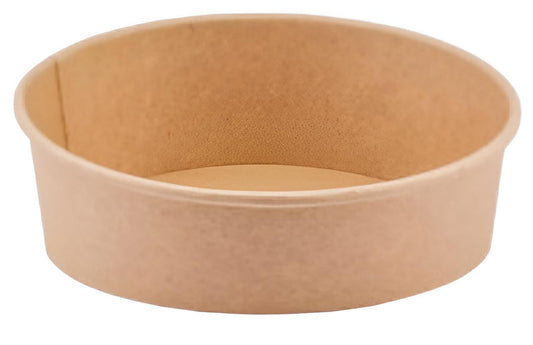 RiteEarth - 32 Oz Kraft Paper Food Bowl, 300/CS - FC3232K