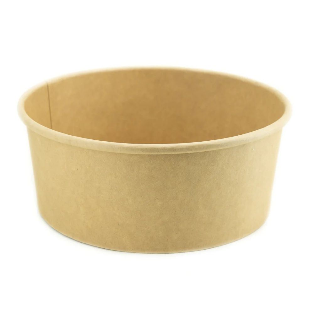 RiteEarth - 38 Oz Paper Food Container Kraft, 300/cs - FC3238K