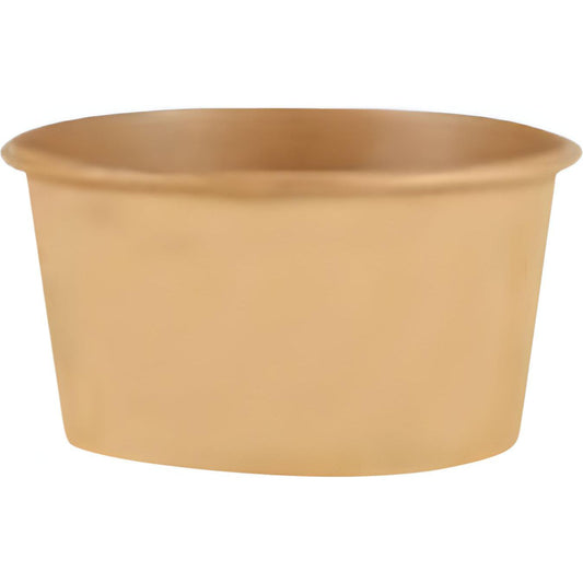 RiteEarth - 8 Oz Paper Food Container Kraft, 800 Series, 500/Cs - FC808K