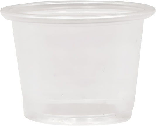 RitePak - 3/4 Oz Clear Plastic Portion Cups, 2500/cs - PC075