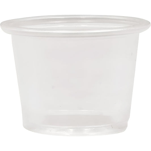 RitePak - 1oz Clear Plastic Portion Cups, 2500/Cs - PC100