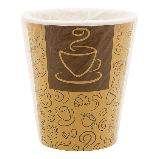 RiteWare - 10 Oz Cafe Design Wrapped Paper Cup, 500/CS - HCW10CF